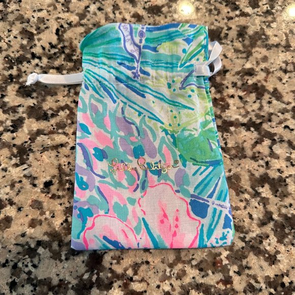 Lilly Pulitzer Multicolor Jewelry Dust Bag 4"x6" - Picture 1 of 2